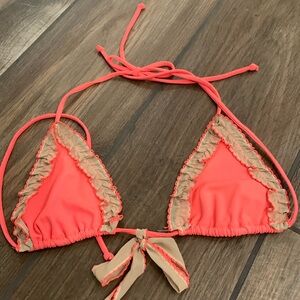 Victoria secret small triangle bikini top